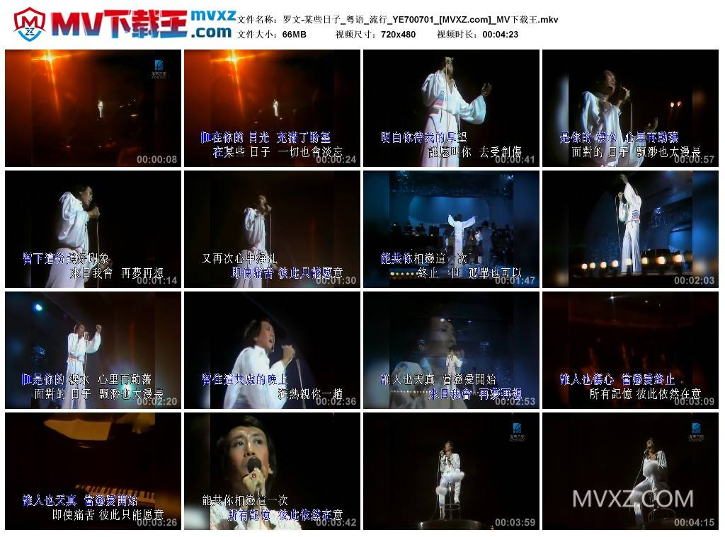 罗文-某些日子_粤语_流行_YE700701